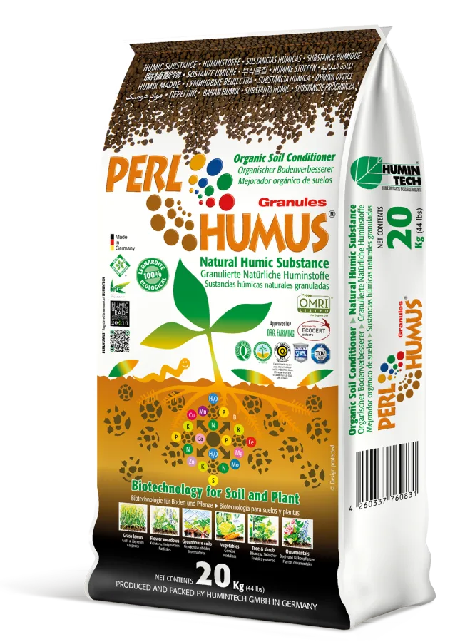 PERLHUMUS® Granules - 20 kg bag, Organic Soil Conditioner, Natural Humic Substance