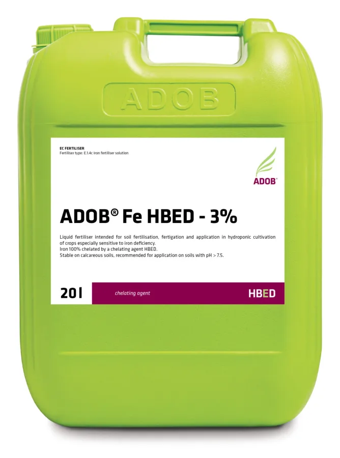 ADOB® Fe HBED, 3%, 20 l liquid canister