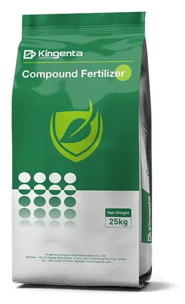 Kingenta® NPK fertilizer (SOP-based), 25 kg retail bag in green "Compound Fertilizer" livery; this is the KingKorn special range that includes 15-5-25 and 16-6-24