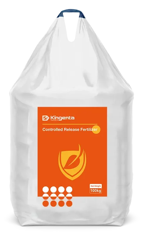 Controlled-release NPK compound fertilizer (CRF NPK), 100 kg bulk/ton bag with Kingenta International Controlled Release Fertilizer panel