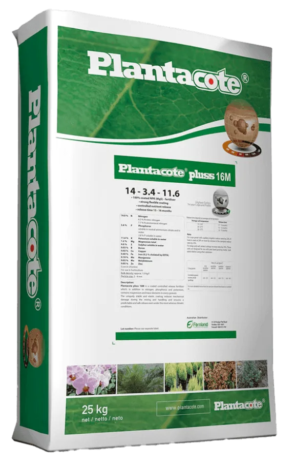 Plantacote pluss 16M 14-3.4-11.6, 25 kg bag