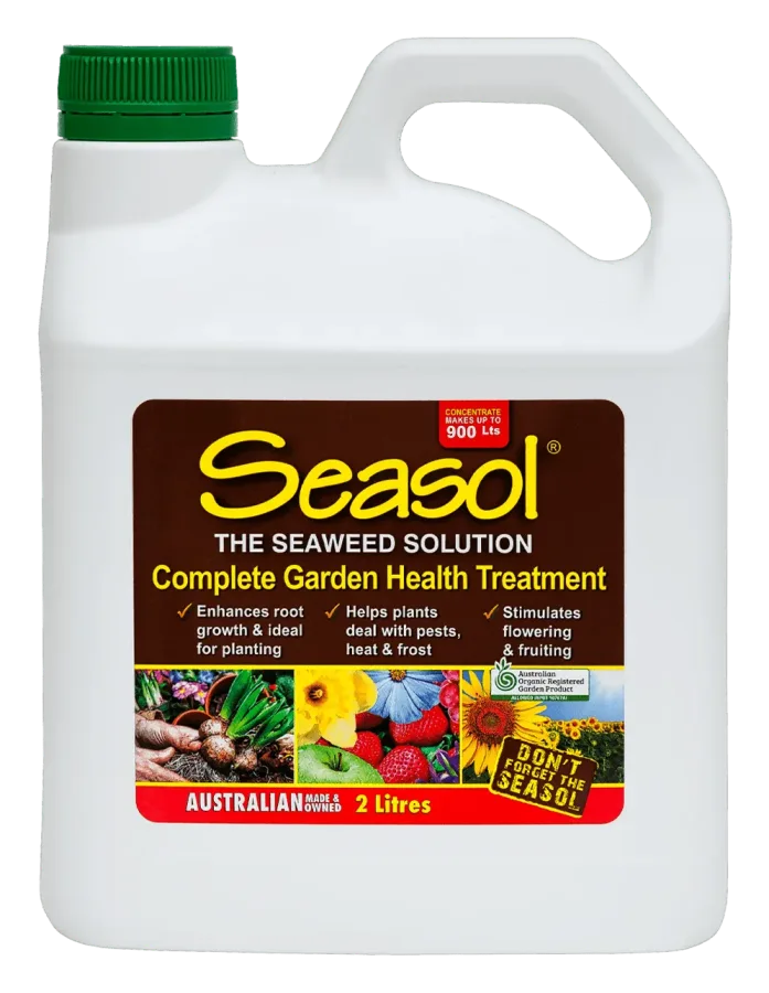 Seasol®, 2 lt concentrate bottle (hero SKU; the site's gallery caption is "Seasol 2 lt")