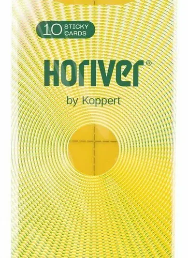 Horiver by Koppert 10 sticky cards pack, yellow card variant (the 10x25 cm yellow Horiver Wetstick presentation)