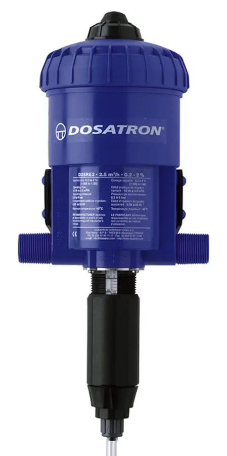 D25RE2 water-powered proportional dosing pump (Dosatron generic dosing pumps, D25RE range)