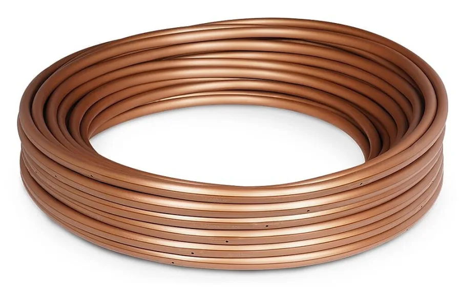 XFS-CV Dripline with Copper Shield Technology and Heavy-Duty Check Valve - copper coil pack shot (hero SKU)