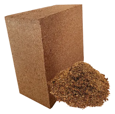 MUSHROOM MIX BLOCK - compressed coco pith block, 28 x 28 x 14 cm dry, EC < 0.75 mS/cm